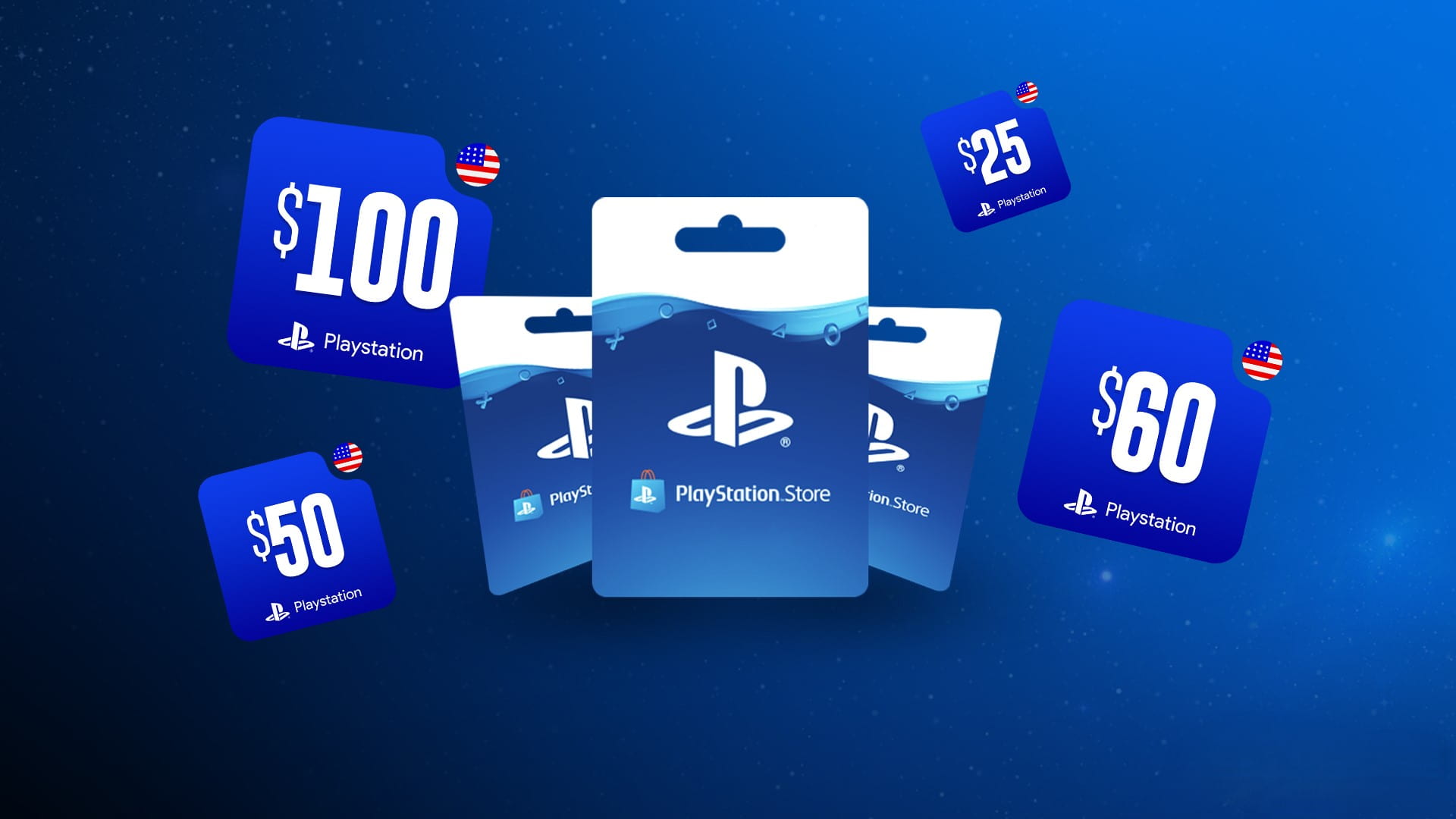 گیفت کارت 100 دلاری رایگان ps4