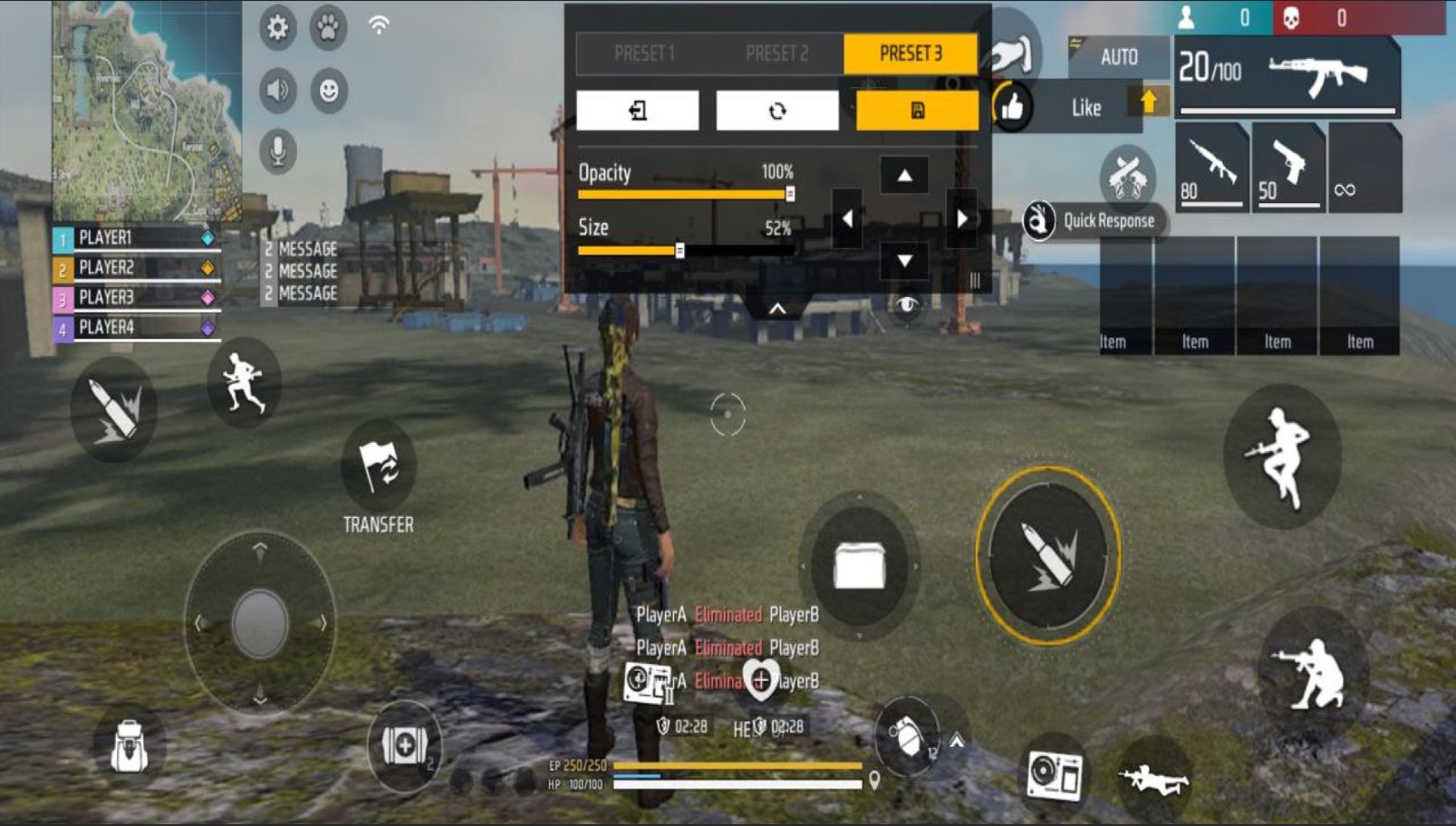 تنظیمات HUD سفارشی برای کنترل راحت‌تر