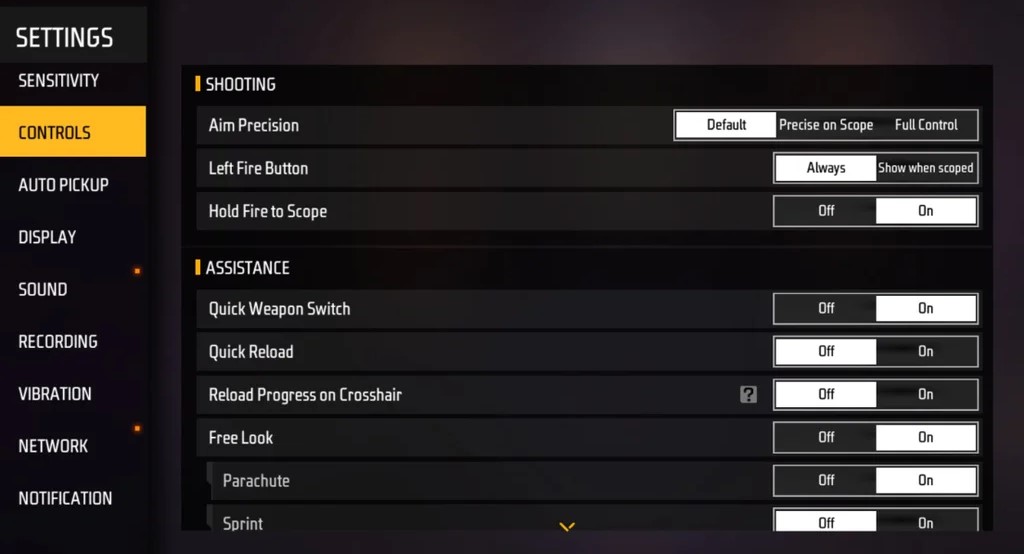 تنظیمات Aim Precision برای بازیکنان مبتدی و حرفه‌ای
